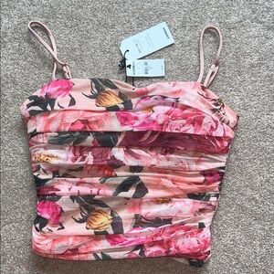 Express Pink Floral Camisole NWT